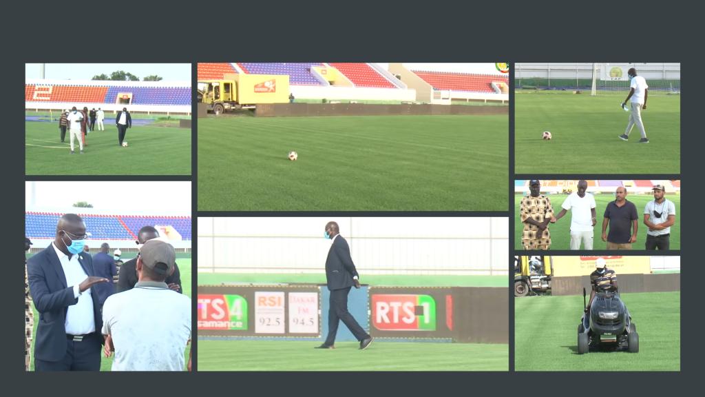 Lat Dior: Me Augustin Senghor dévoile la nouvelle pelouse des Lions