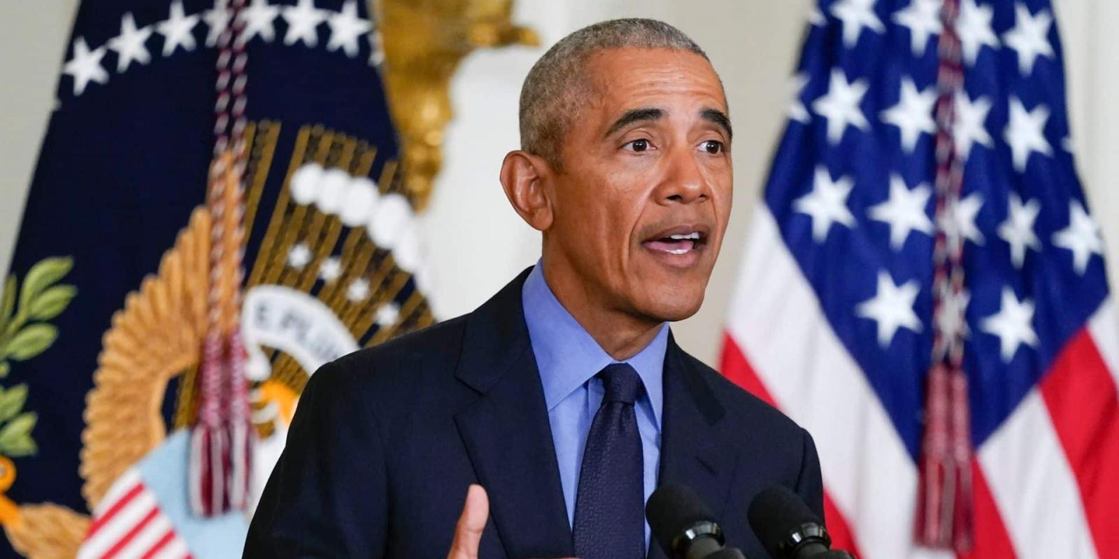  En campagne pour les démocrates, Obama s\'attaque à Trump avec virulence