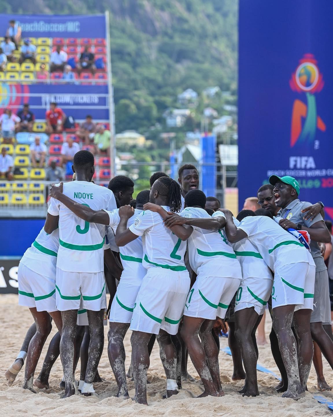Mondial Beach Soccer : le Sénégal bat l'Italie et file en demi-finales