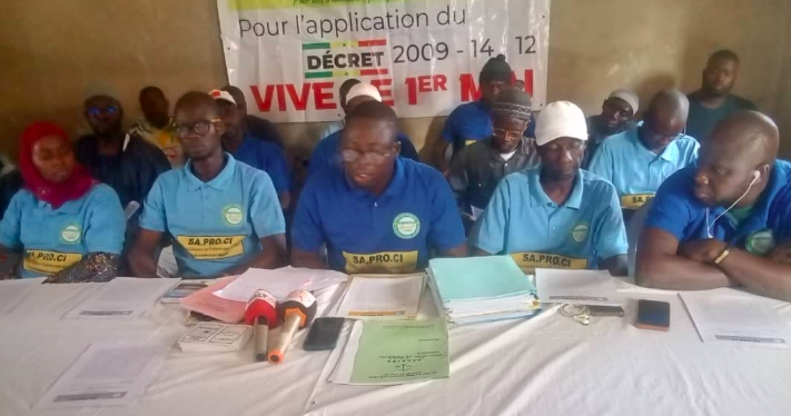 La SAPROCI réitère son rejet du Protocole de la 