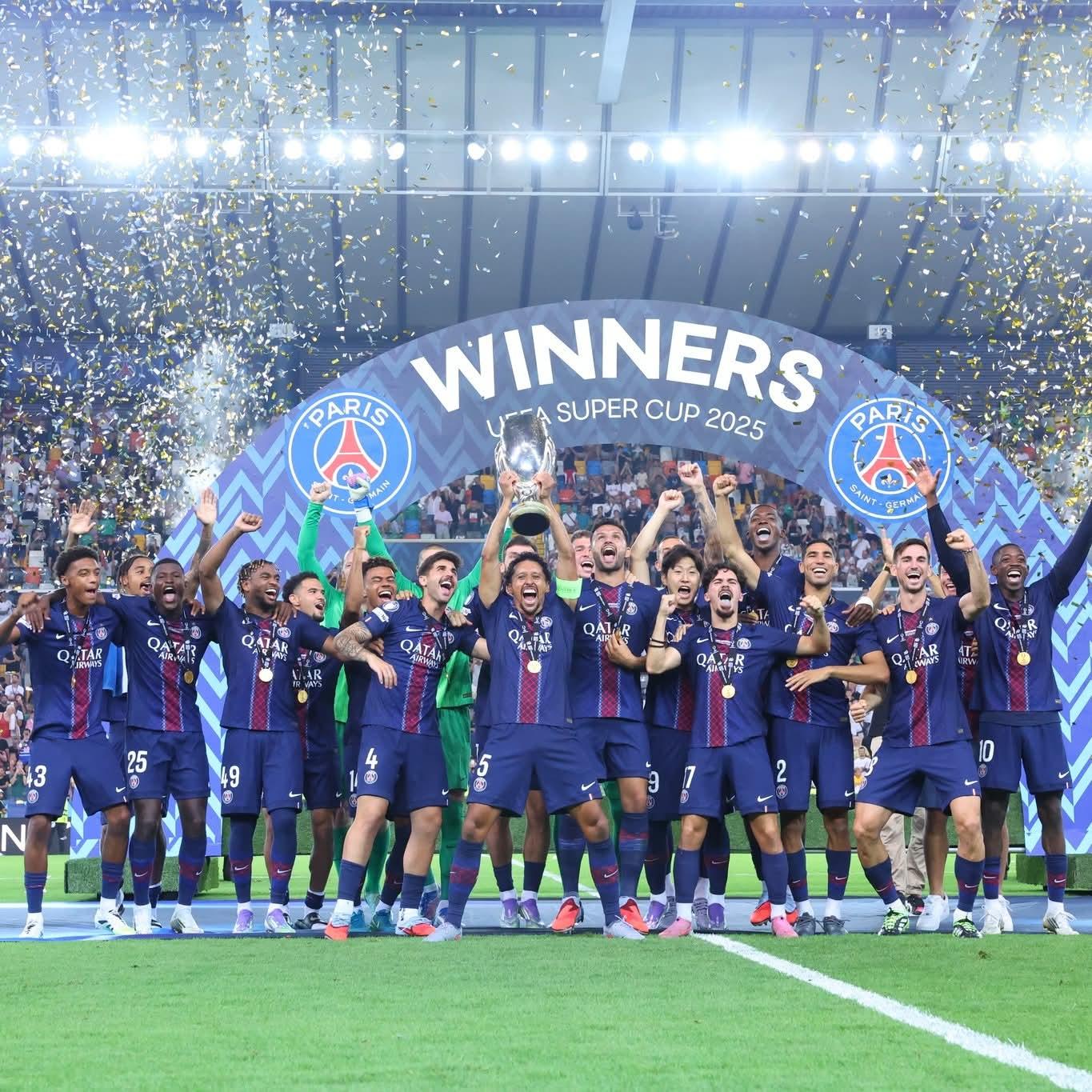 FOOT : le PSG remporte la Supercoupe d'Europe contre Tottenham