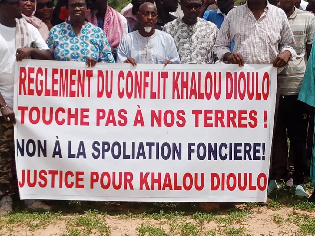 Conflit foncier à Ndiakhirate : le collectif de Khalou Dioula monte au créneau