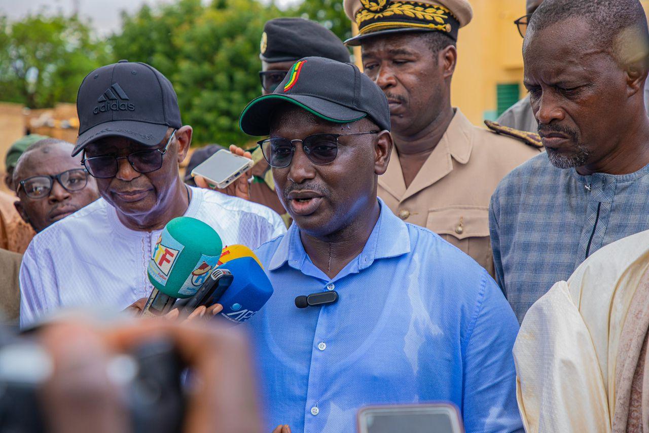 Daara Halaybé : Cheikh Tidiane Dièye satisfait de l’avancement des travaux d’assainissement