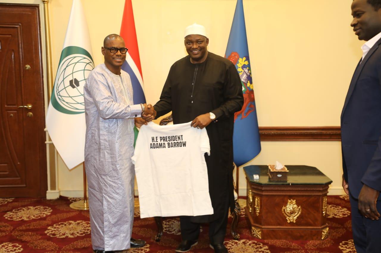 L'AIPS/Afrique en Gambie : le Président BARROW prêt à accueillir la presse africaine