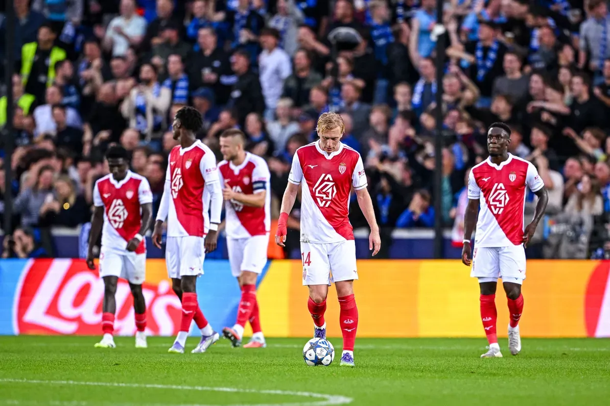 Ligue des Champions : l'AS Monaco de Lamine Camara humiliée à Bruges