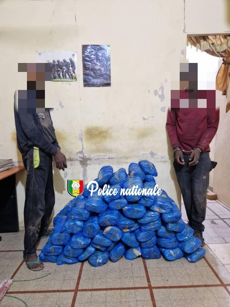 Kaolack : deux trafiquants arrêtés avec 83 kg de Yamba