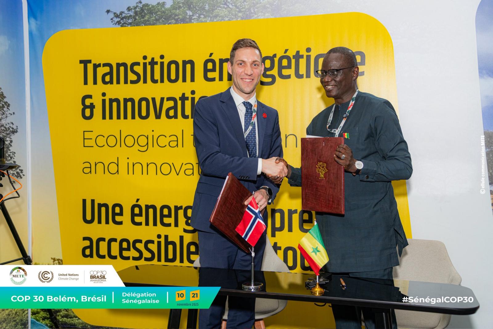 Le Sénégal et la Norvège signent un accord de coopération climatique pour renforcer l\'action environnementale