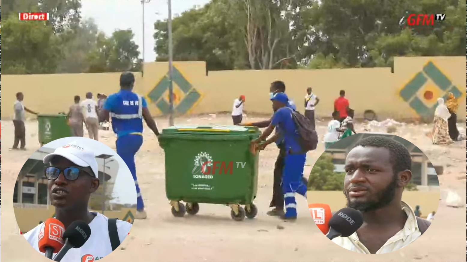 🔴 Direct Stade LSS: après le Tera-meeting , les patriotes passent à l’acte «Nettoyage »