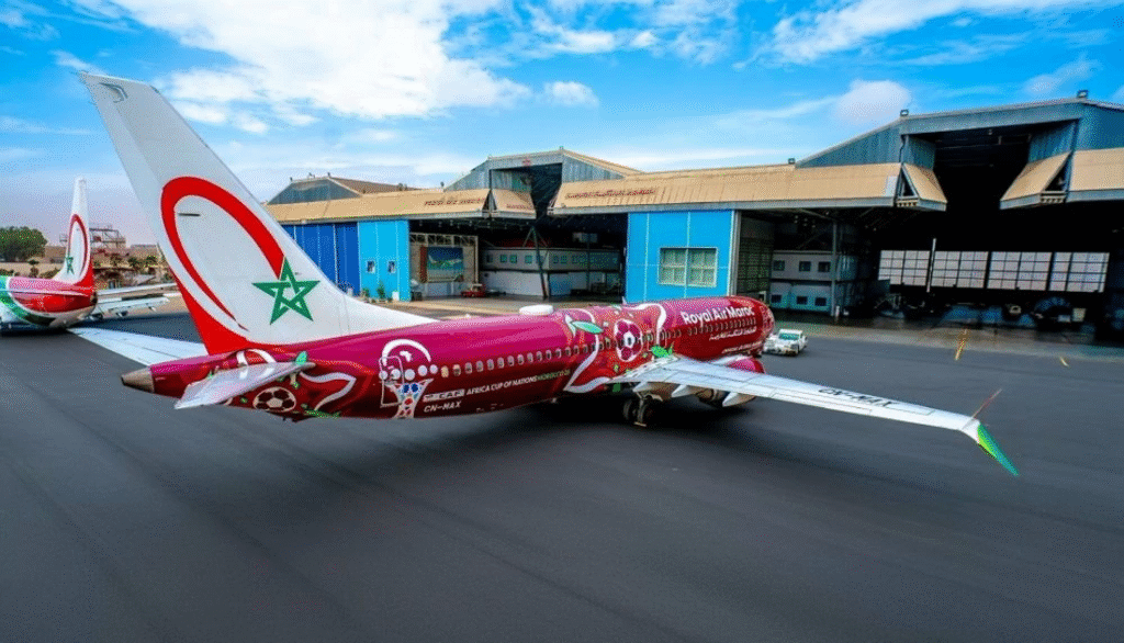 CAN 2025 : Royal Air Maroc dévoile un avion aux couleurs de la compétition