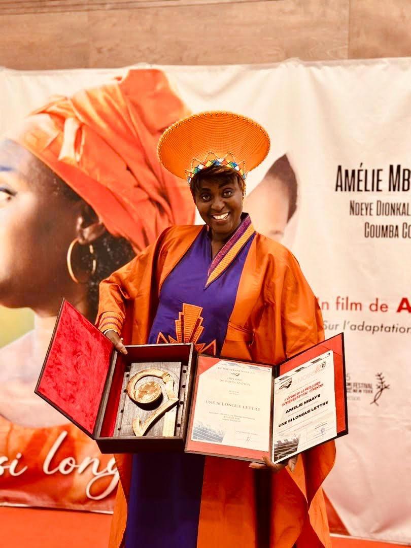 Les reconnaissances d’Amélie Mbaye aux festivals internationaux: une victoire éclatante pour le Cinéma Sénégalais!