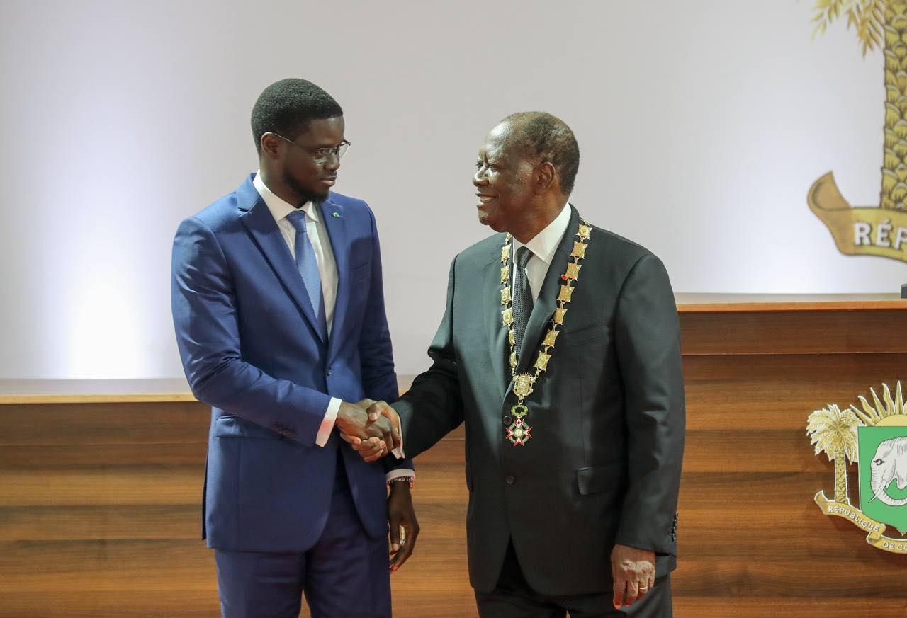 DIPLOMATIE FRATERNELLE: La visite du Président Bassirou Diomaye Faye à  Abidjan, un symbole pour l’intégration africaine