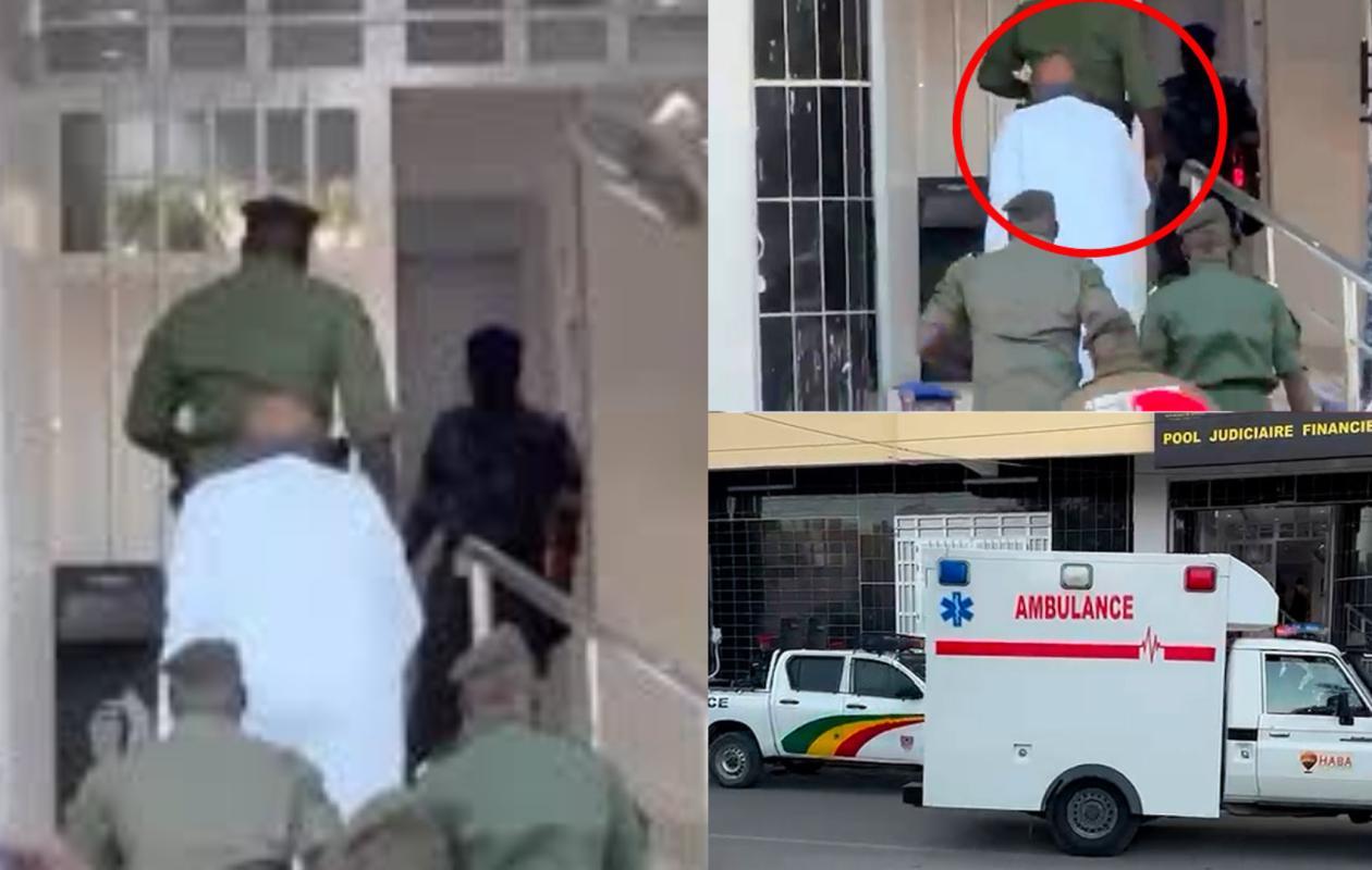 Audition au PJF : Farba Ngom acheminé en ambulance sous haute sécurité