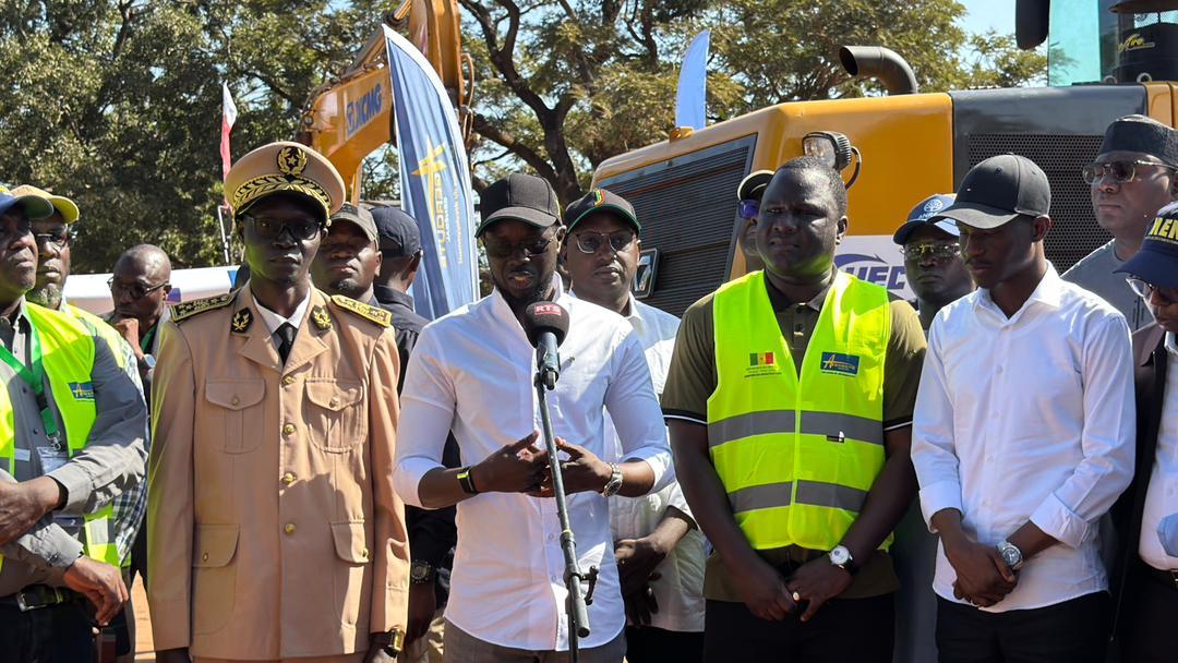 Casamance: Diomaye lance les travaux de la route reliant Sandiniéri à la Guinée-Bissau