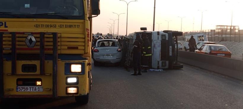Accident à hauteur de Camberène : la route nationale paralysée vers Dakar