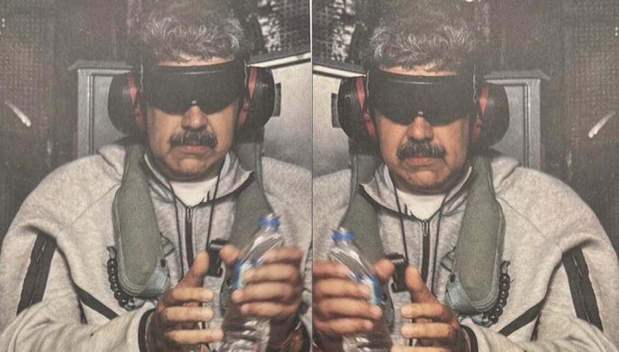 Vénézuela : Trump fait fuiter la photo de l’exfiltration du Président Maduro (image)