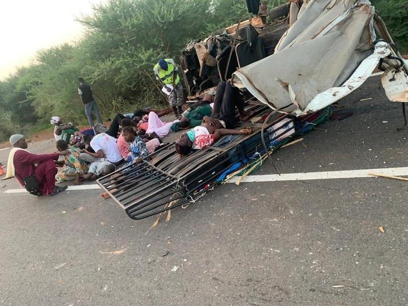 Collision mortelle sur l’axe Linguère–Matam : 5 morts et plusieurs blessés graves
