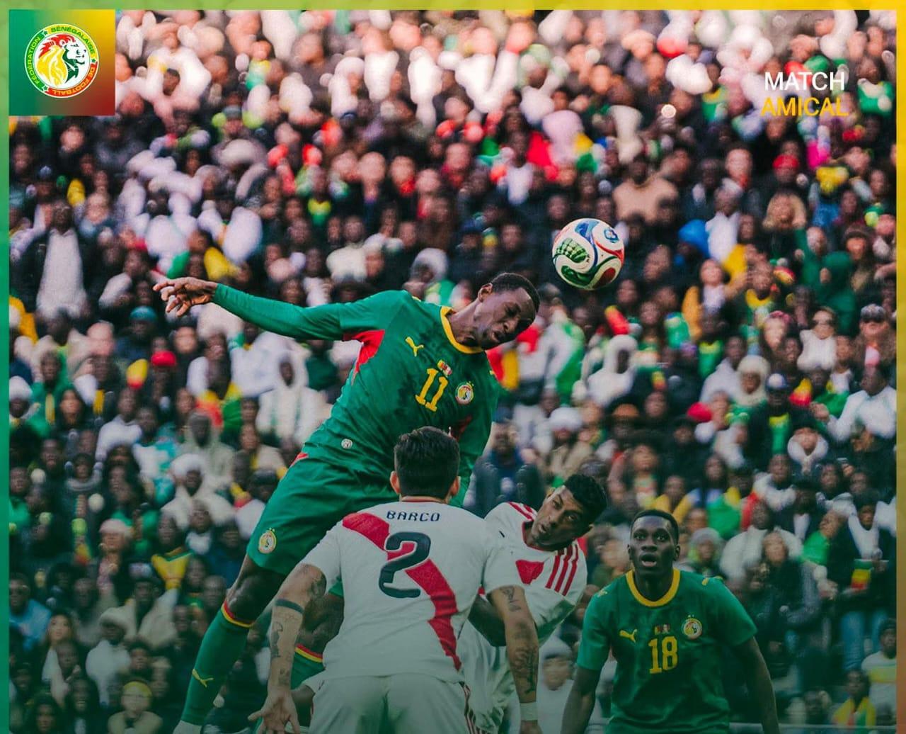 Sénégal vs Pérou (2-0) : pari réussi pour les champions d\'Afrique 
