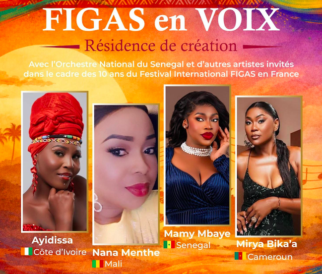 Figas en voix : une résidence artistique panafricaine à Dakar pour célébrer les 10 ans du festival international Figas