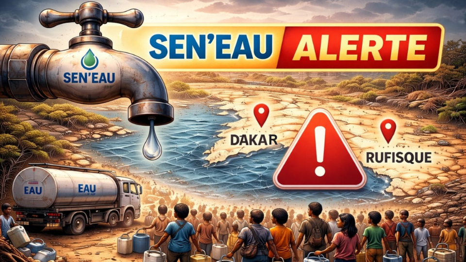 ALERTE GENERALE SUR DAKAR et RUFISQUE : L\'eau va manquer tout le week-end !