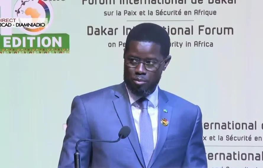 Paix et sécurité en Afrique : Diomaye Faye appelle à une souveraineté sans concession depuis Dakar