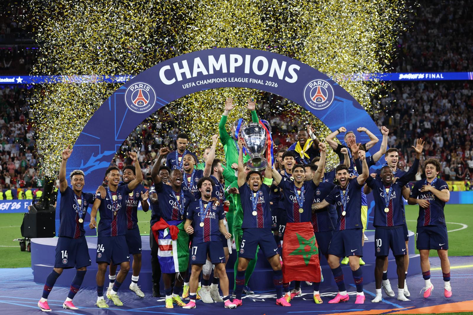 Ligue des Champions : le PSG sacré pour la deuxième fois de suite 
