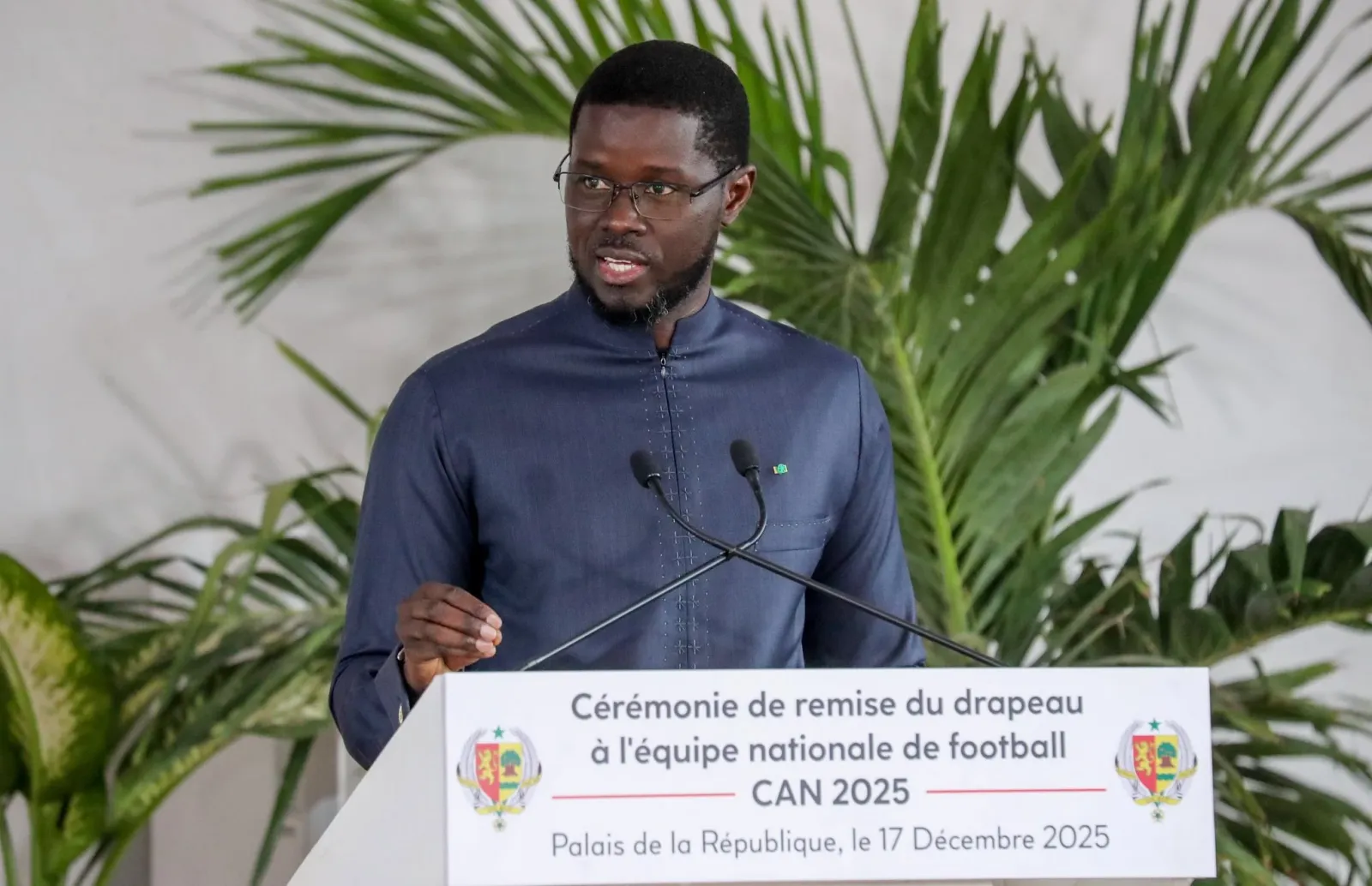 Remise du drapeau : Diomaye Faye appelle les Lions à porter l’âme du Sénégal au Mondial 2026