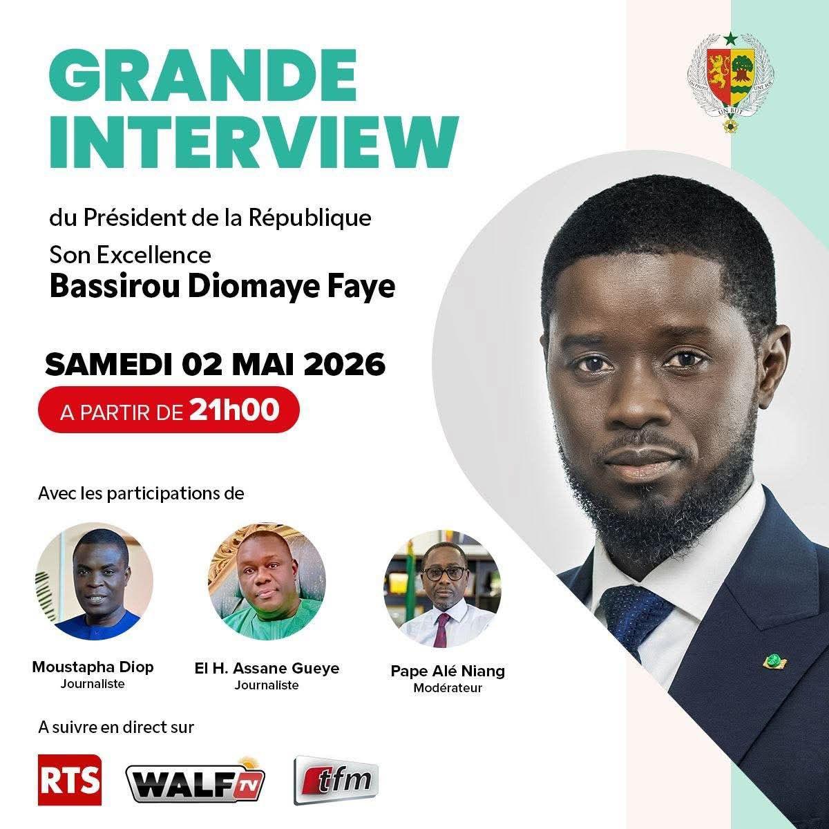 Grande Interview de DIOMAYE : L'HEURE DE VERITE ?