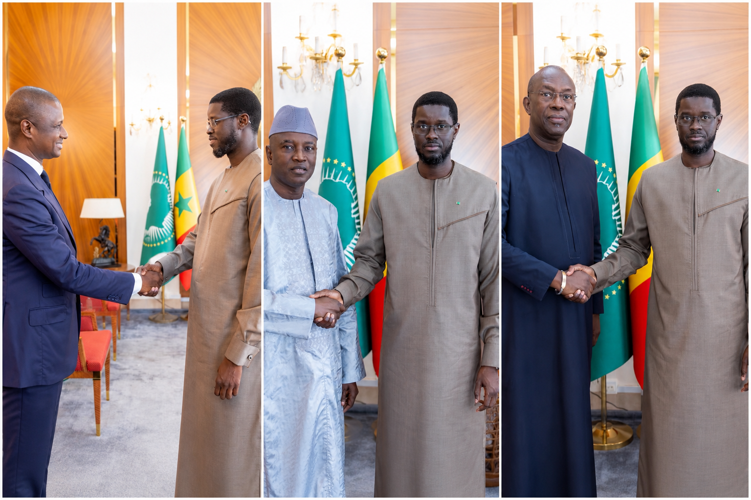 Dialogue : le président Bassirou Diomaye Faye consulte d’anciens Premiers ministres et ministres de l’Intérieur