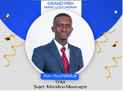 Jean-Paul Ndour de la TFM remporte le Grand Prix du Journalisme d’Investigation « Mame Less Camara »