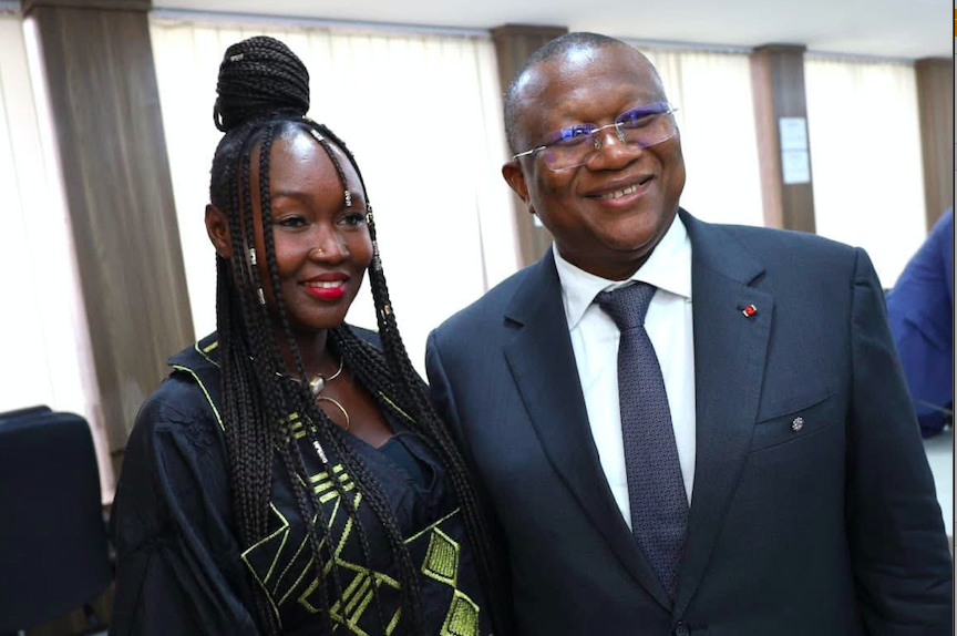 Marema Fall reçue par le ministre Amadou Coulibaly : \