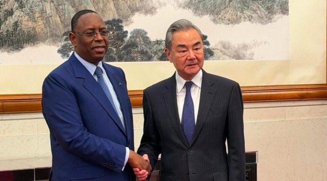  Macky Sall poursuit sa campagne pour l’ONU et échange avec le chef de la diplomatie chinoise