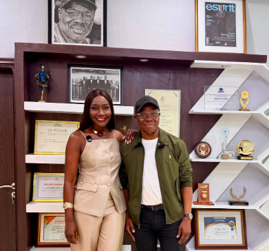 Abidjan : A’Salfo reçoit Coumba Gawlo au siège de la Fondation Magic System