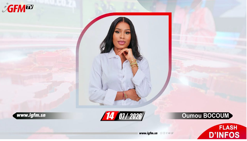 Flash d'Infos Matin IGFM TV du 14 - Juillet - 2026 avec Oumou BOCOUM