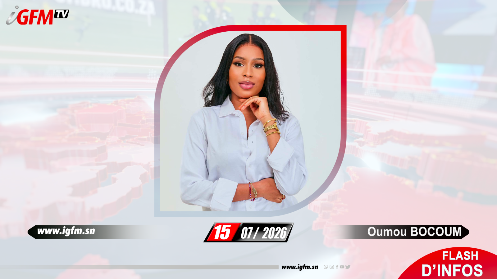 Flash d'Infos Matin IGFM TV du 15 Juillet - 2026 avec Oumou BOCOUM