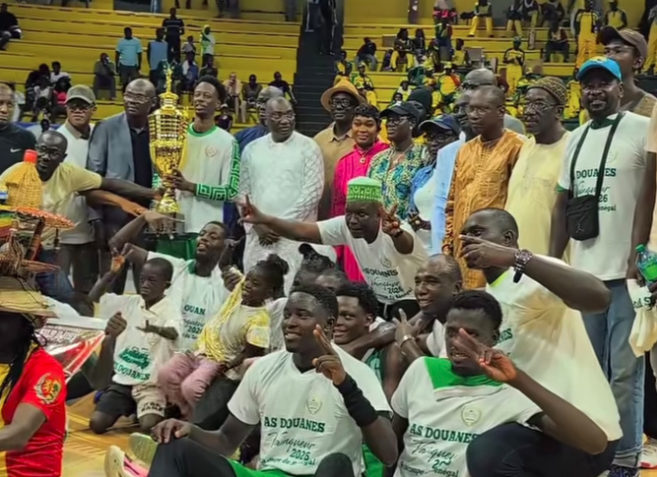 Basket : l’AS Douanes frappe encore et s’adjuge la Coupe du Sénégal