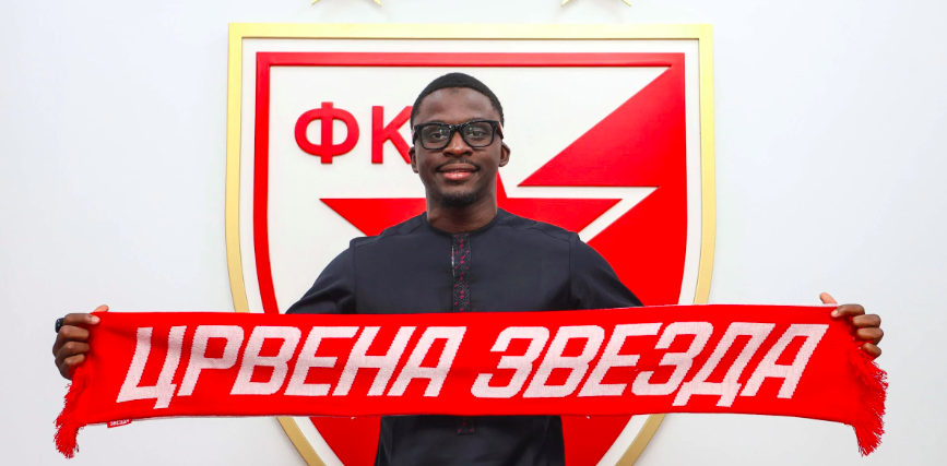  Bamba Dieng s’engage avec l’Etoile Rouge de Belgrade
