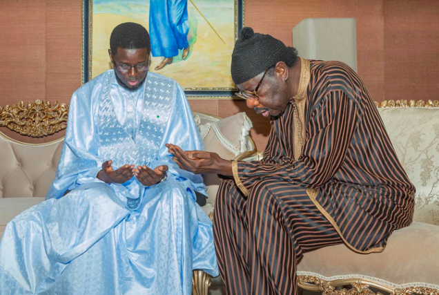 AUDIENCE PRÉ-GAMOU A TIVAOUANE : Rencontre au sommet entre le Président Bassirou Diomaye Faye et Serigne Moustapha Sy