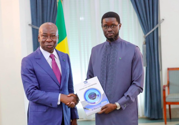  Audience : Bassirou Diomaye Diakhar Faye reçoit le Conseil national du Patronat du Sénégal