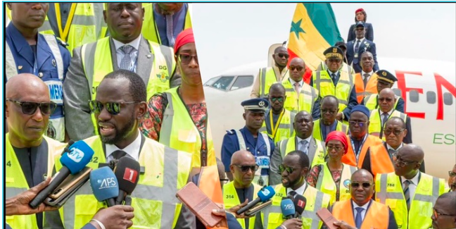 AIR SÉNÉGAL : Abdoul Ahad Ndiaye réceptionne le BOEING 737-800 « GOREE »,