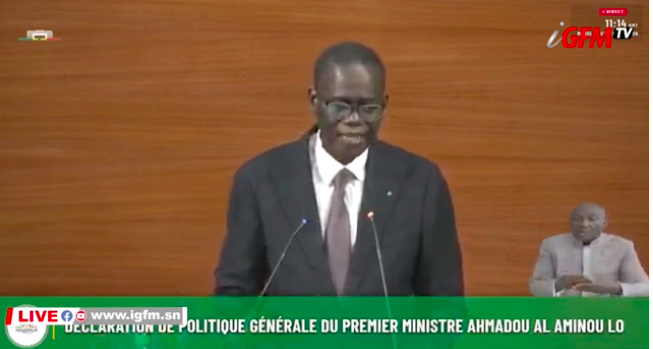 DPG: Al Aminou Lo défend l\'accord FMI et réaffirme son alignement sur l\'Agenda Sénégal 2050