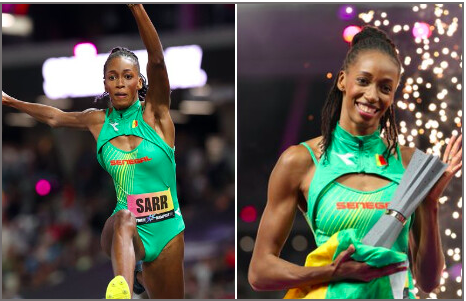  Athlétisme : Saly Sarr confirme son règne mondial avec un nouveau sacre à Budapest