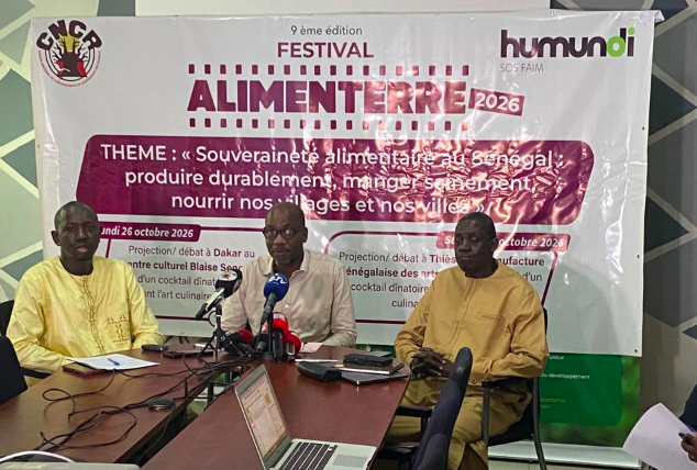 Souveraineté alimentaire : Le CNCR et Humundi lancent l’édition 2026 du Festival Alimenterre au Sénégal