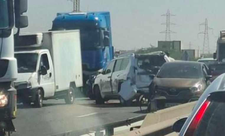Alerte Trafic : Grave carambolage sur l\'Autoroute de l\'Avenir, la circulation fortement congestionnée vers Dakar