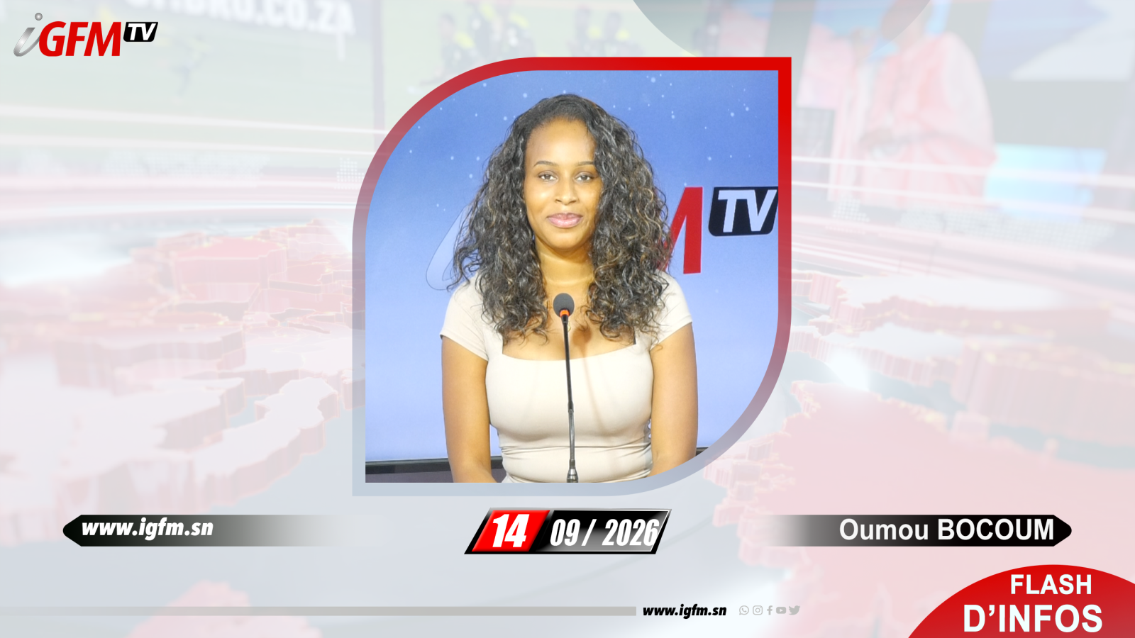 Flash d\'Infos matin IGFM TV du 14 Septembre 2026 avec Oumou BOCOUM