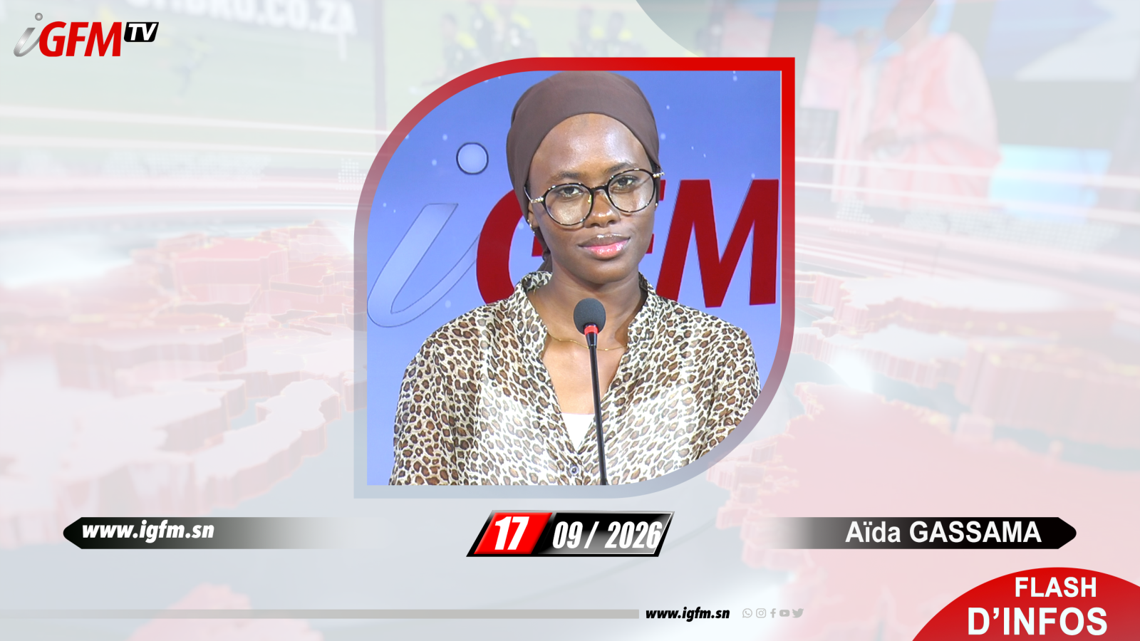Flash d'Infos IGFM TV du 17 Septembre 2026 avec Aïda GASSAMA