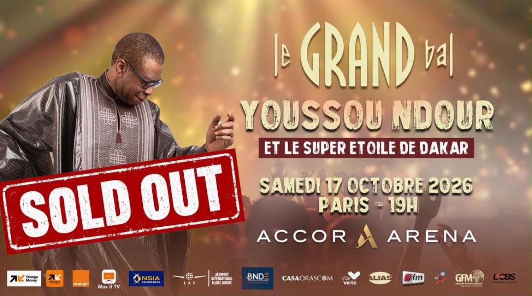 Paris : Le Grand Bal de Youssou Ndour fait sold out à Bercy 3 semaines avant !