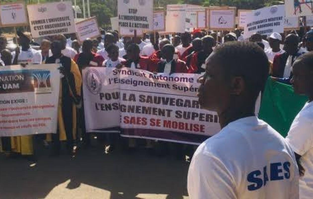 Chantiers de l'Université de Bambey : le SAES exige le respect des délais et met la pression sur les autorités