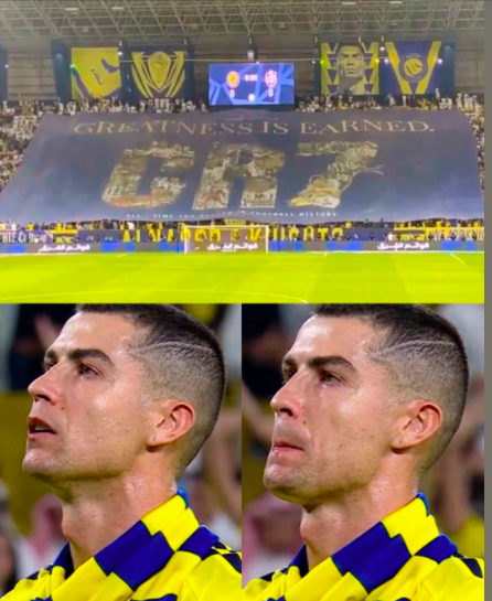 SPORT : L’hommage vibrant des supporters d’Al-Nassr à Cristiano Ronaldo