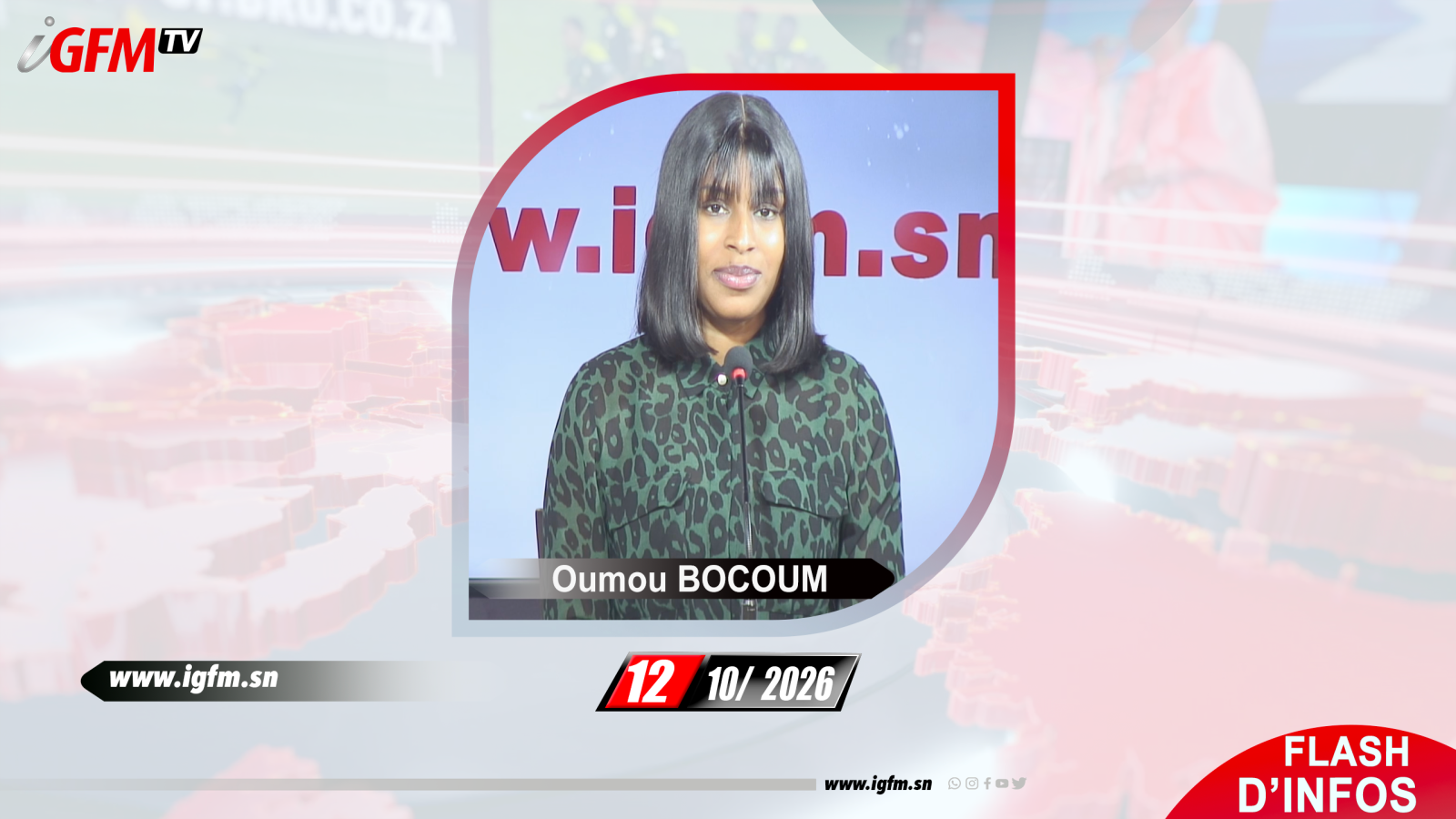 Flash d\'Infos matin IGFM TV du 12 Octobre 2026 avec Oumou BOCOUM
